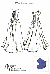 1999 Emmy Dress design